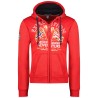 Geographical Norway Flepto Men - Felpa da Uomo con Cappuccio e Tasca a Canguro - Felpe con Logo da Uomo - Felpa con Cappuccio a