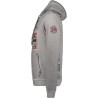 GEO NORWAY GOTZ Men - Felpa con Zip da Uomo - Felpa in Cotone da Uomo - Felpa con Cappuccio Giacca A Manica Lunga - Felpa con Ca