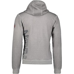 GEO NORWAY GOTZ Men - Felpa con Zip da Uomo - Felpa in Cotone da Uomo - Felpa con Cappuccio Giacca A Manica Lunga - Felpa con Ca