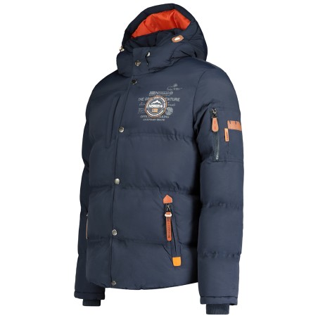 Geographical Norway Verveine Men - Doudoune Matelassee Homme Veste Automne Hiver - Manteau Chaud Doublure - Blouson Coupe Vent M