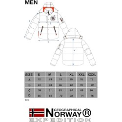 Geographical Norway Verveine Men - Doudoune Matelassee Homme Veste Automne Hiver - Manteau Chaud Doublure - Blouson Coupe Vent M