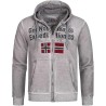Geographical Norway Gimdo Men - Felpa con Cappuccio con Tasca a Canguro - Felpe con Logo da Uomo - Felpa con Cappuccio a Maniche