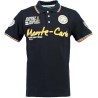 Geographical Norway Polo da Uomo con Logo in Gomma Impressions Chest, Back & Sleeve Embroidery Collar Buttons