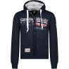 Geographical Norway - Felpa con Cappuccio in Pile, da Uomo, Modello Gisland, Disponibile in 4 Colori (S-XXXL)
