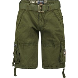 GEO Norway/Geographical Norway Pantheon Men - Pantaloncini/Bermuda Uomo - Pantaloni Cargo in Cotone, Abbigliamento da ragazzo/Uo