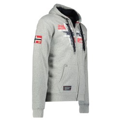 Geographical Norway Gutta Men - Felpa da Uomo con Cappuccio e Tasca a Canguro - Felpe con Logo da Uomo - Felpa con Cappuccio a M