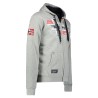 Geographical Norway Gutta Men - Felpa da Uomo con Cappuccio e Tasca a Canguro - Felpe con Logo da Uomo - Felpa con Cappuccio a M