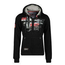 Geographical Norway Gutta Men - Felpa da Uomo con Cappuccio e Tasca a Canguro - Felpe con Logo da Uomo - Felpa con Cappuccio a M