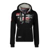 Geographical Norway Gutta Men - Felpa da Uomo con Cappuccio e Tasca a Canguro - Felpe con Logo da Uomo - Felpa con Cappuccio a M