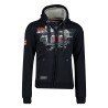 Geographical Norway Gutta Men - Felpa da Uomo con Cappuccio e Tasca a Canguro - Felpe con Logo da Uomo - Felpa con Cappuccio a M