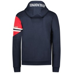 Geographical Norway Felpa Sweatshirt Maglia Faponie Uomo Men Manica Lunga Long sleavess Full Zip Cappuccio Hood
