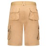 GEO NORWAY PIONEC - Bermuda Casual in Cotone da Uomo (Beige XL)