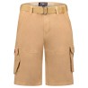 GEO NORWAY PIONEC - Bermuda Casual in Cotone da Uomo (Beige XL)