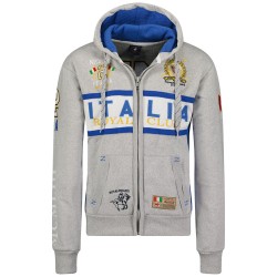 GEOGRAPHICAL NORWAY FILIO NEW maglia Uomo Men Full Zip Cappuccio