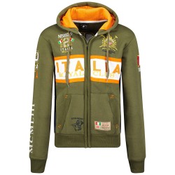 GEOGRAPHICAL NORWAY FILIO NEW maglia Uomo Men Full Zip Cappuccio