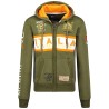 GEOGRAPHICAL NORWAY FILIO NEW maglia Uomo Men Full Zip Cappuccio