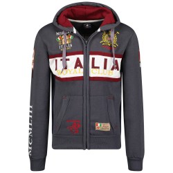 GEOGRAPHICAL NORWAY FILIO NEW maglia Uomo Men Full Zip Cappuccio