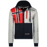 Geonorway- geographical norway Felpa uomo con cappuccio full Zip con tasche "Gexplorer "
