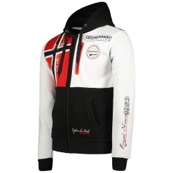 Geonorway- geographical norway Felpa uomo con cappuccio full Zip con tasche "Gexplorer "