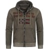 Geographical Norway Gimdo Men - Felpa con Cappuccio con Tasca a Canguro - Felpe con Logo da Uomo - Felpa con Cappuccio a Maniche