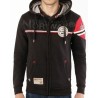 Geographical Norway Felpa Sweatshirt Maglia Faponie Uomo Men Manica Lunga Long sleavess Full Zip Cappuccio Hood