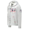 Geographical Norway - Felpa con Cappuccio in Pile, da Uomo, Modello Gisland, Disponibile in 4 Colori (S-XXXL)