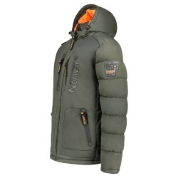 Geographical Norway Beachwood Men - Cappotto Antivento Uomo - Giacca Invernale Caldo - Giacca Con Fodera Impermeabile Resistente