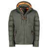 Geographical Norway Beachwood Men - Cappotto Antivento Uomo - Giacca Invernale Caldo - Giacca Con Fodera Impermeabile Resistente