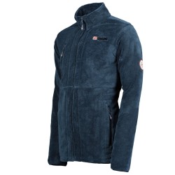 Geographical Norway  Felpa pile uomo Zip con tasche UPLOAD
