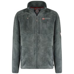 Geographical Norway  Felpa pile uomo Zip con tasche UPLOAD