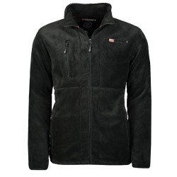 Geographical Norway  Felpa pile uomo Zip con tasche UPLOAD