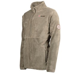Geographical Norway  Felpa pile uomo Zip con tasche UPLOAD
